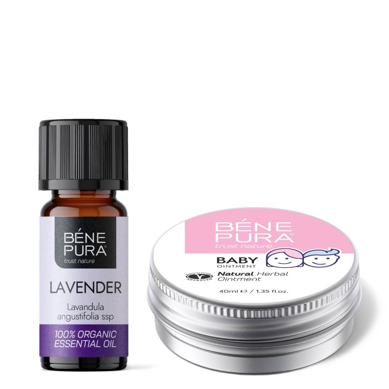 Blöjutslagssalva med Ringblomma och Kamomill och Bio Lavendel Eterisk olja - GMC
