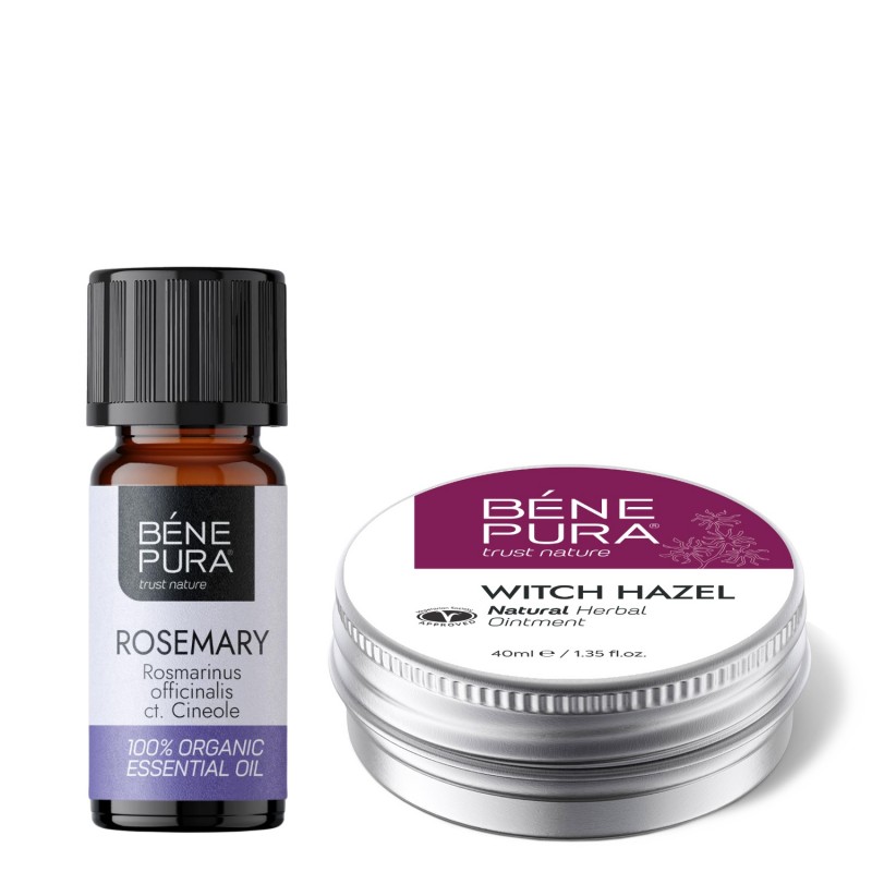 Hemorrojdsalva med Trollhassel och Bio Rosmarin Cineol Eterisk olja - GMC