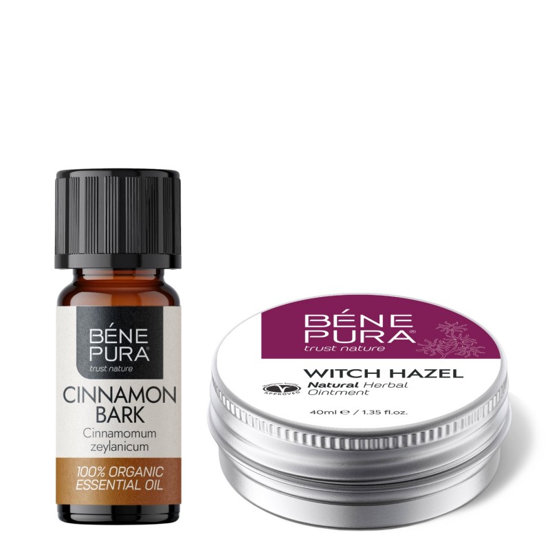 Hemorrojdsalva med Trollhassel och Bio Kanel Eterisk olja - GMC