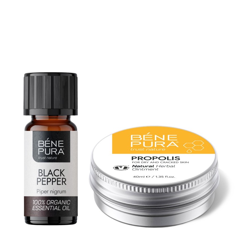 Klådsalva med 30% Propolis och Bio Svartpeppar Eterisk olja - GMC