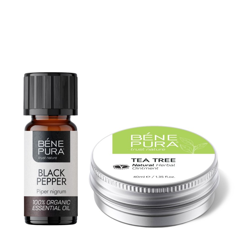 Klådsalva med Teträd och Bio Svartpeppar Eterisk olja - GMC