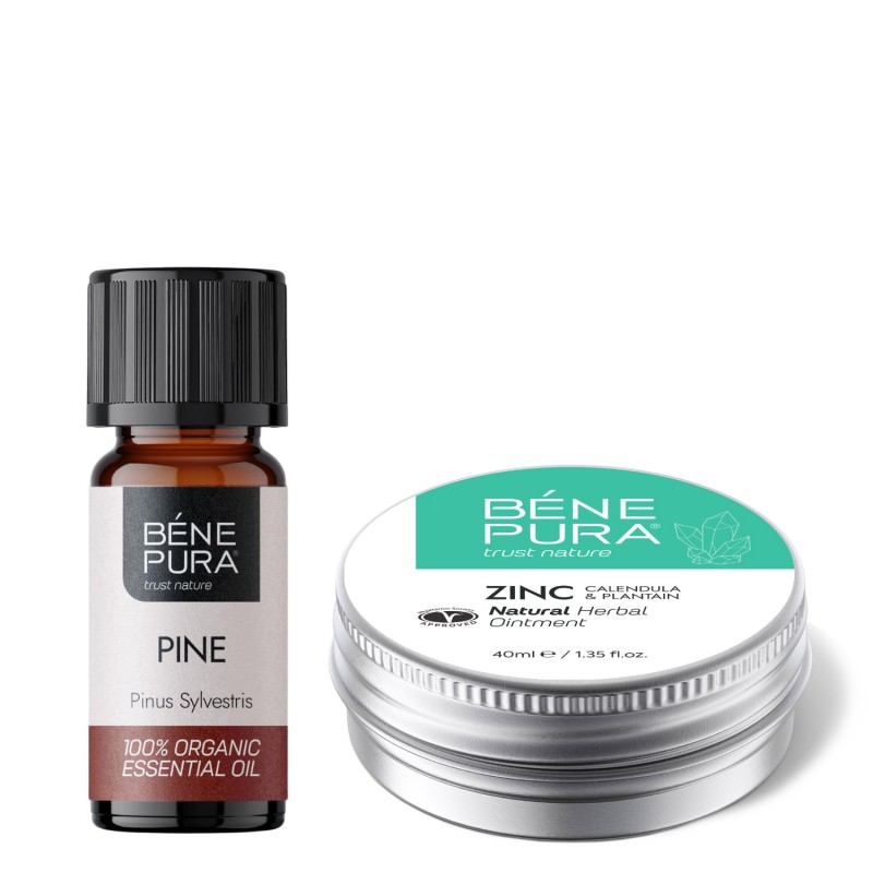 Klådsalva med Zinkoxid och Bio Vit Tall Eterisk olja - GMC