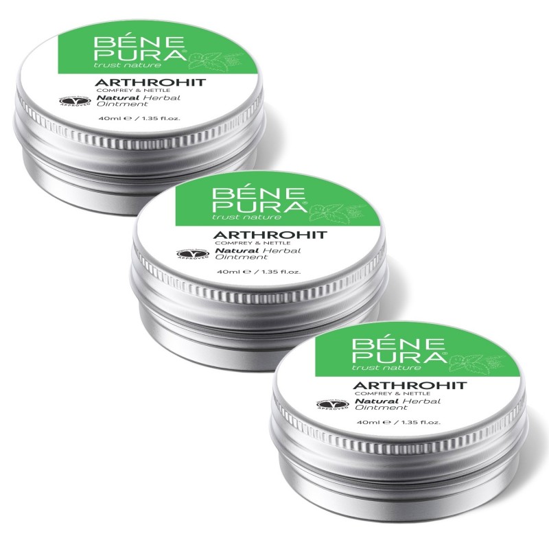 3x Ledsalva med Vallört och Nässlor - 40ml - Örtsalvor