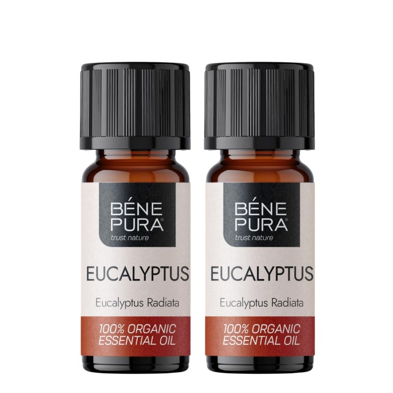 2x Bio Eucalyptus Radiata Eterisk olja - 5ml - Uppsättningar