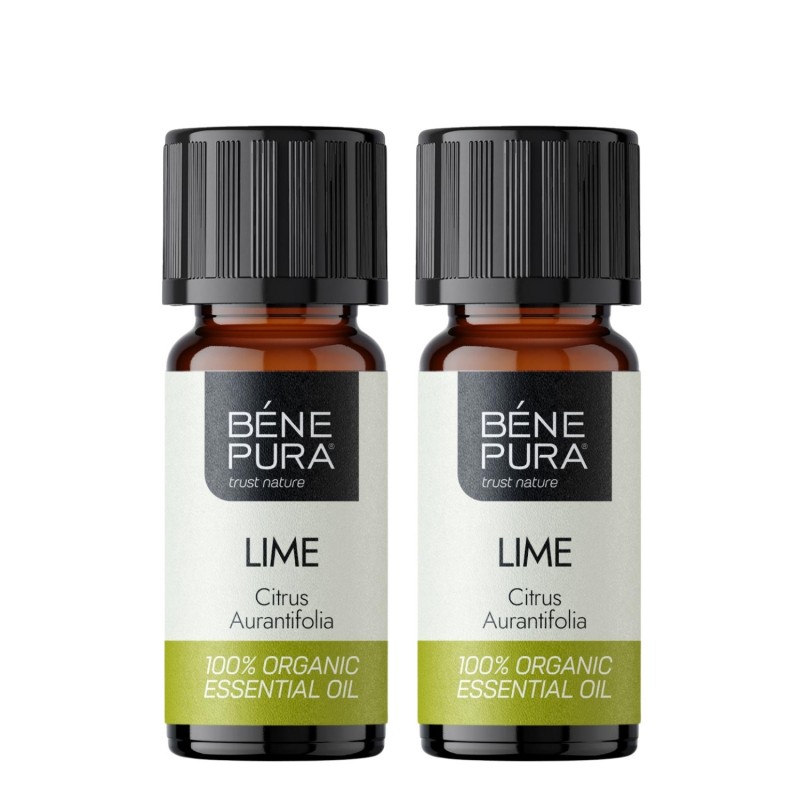 2x Bio Lime Eterisk olja - 10ml - Uppsättningar