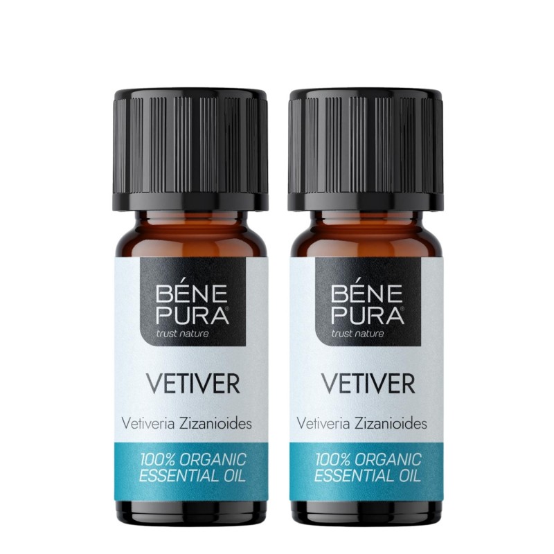 2x Bio Vetiver Eterisk olja - 5ml - Eteriska oljor