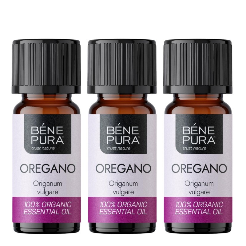 3x Bio Oregano Eterisk olja - 10ml - Uppsättningar