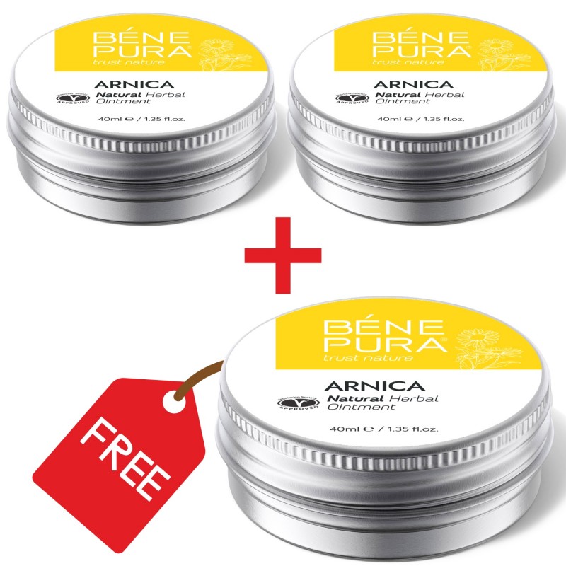 3x Blåmärkessalva med Arnika - 40ml - Örtsalvor