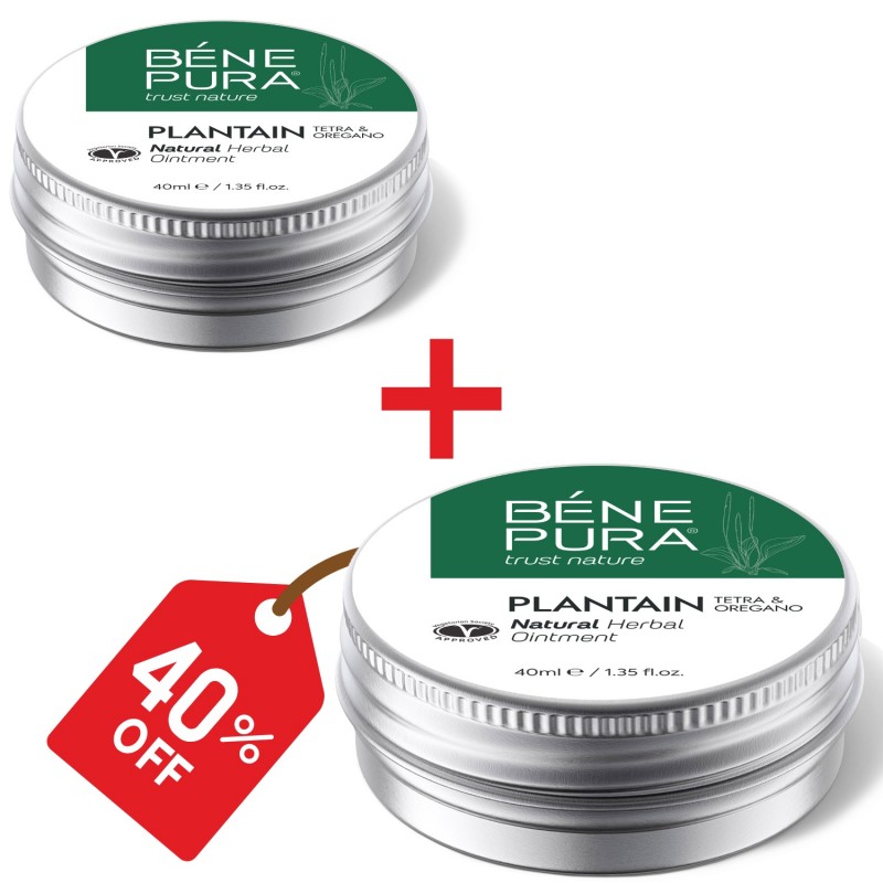 2x Klådsalva med Groblad - 40ml - Uppsättningar