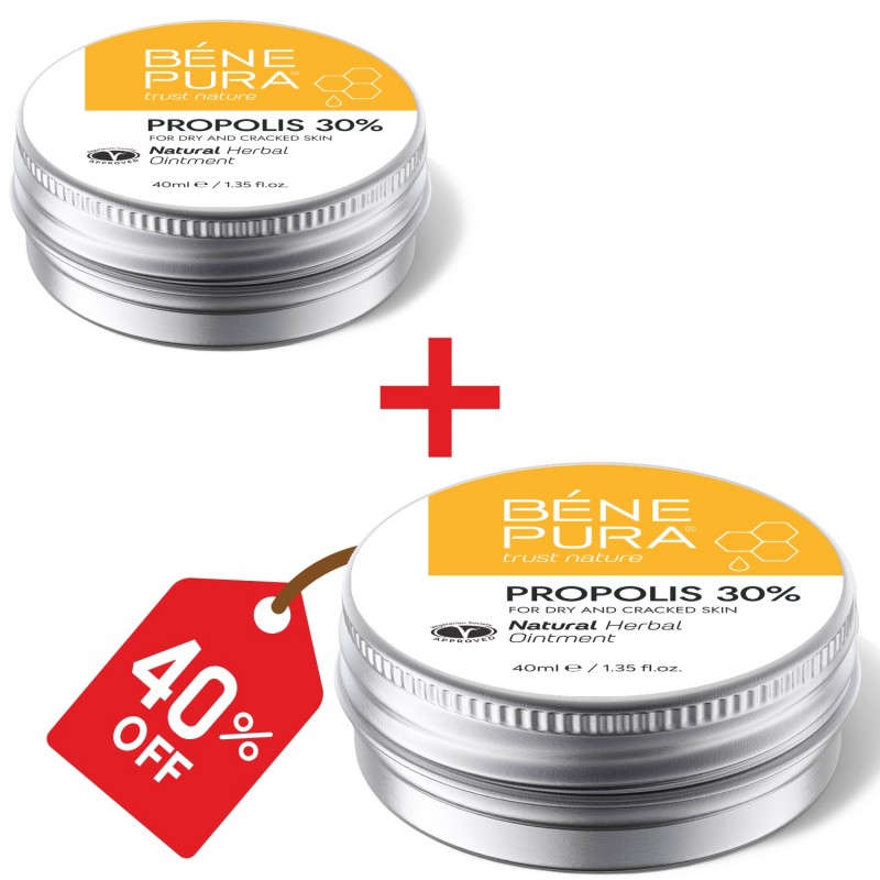 2x Klådsalva med 30% Propolis - 40ml - Uppsättningar