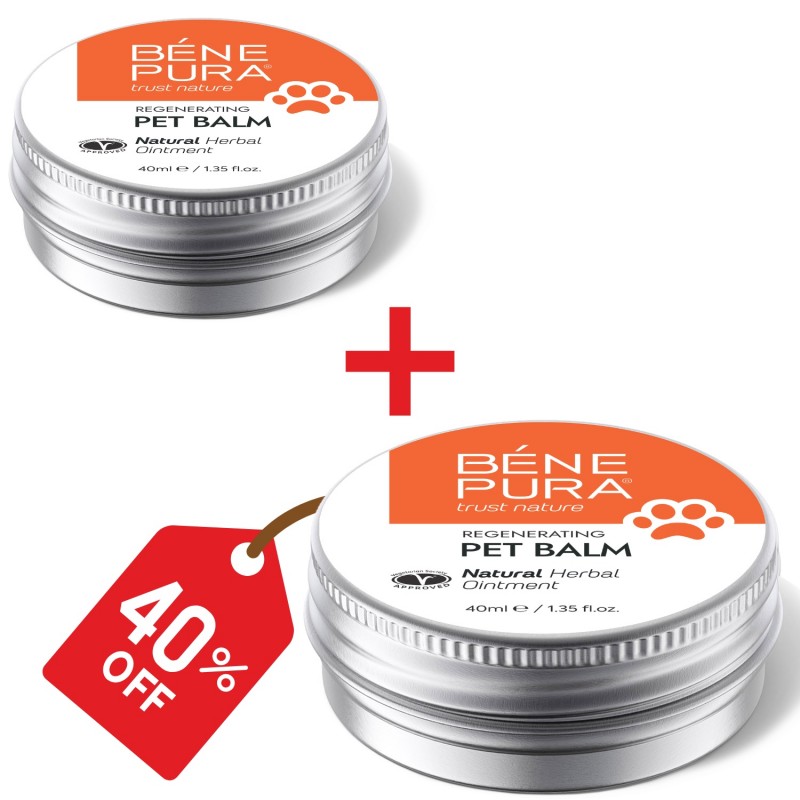2x Förnyande husdjursbalsam med Ringblomma - 40ml - Salvor för hundar