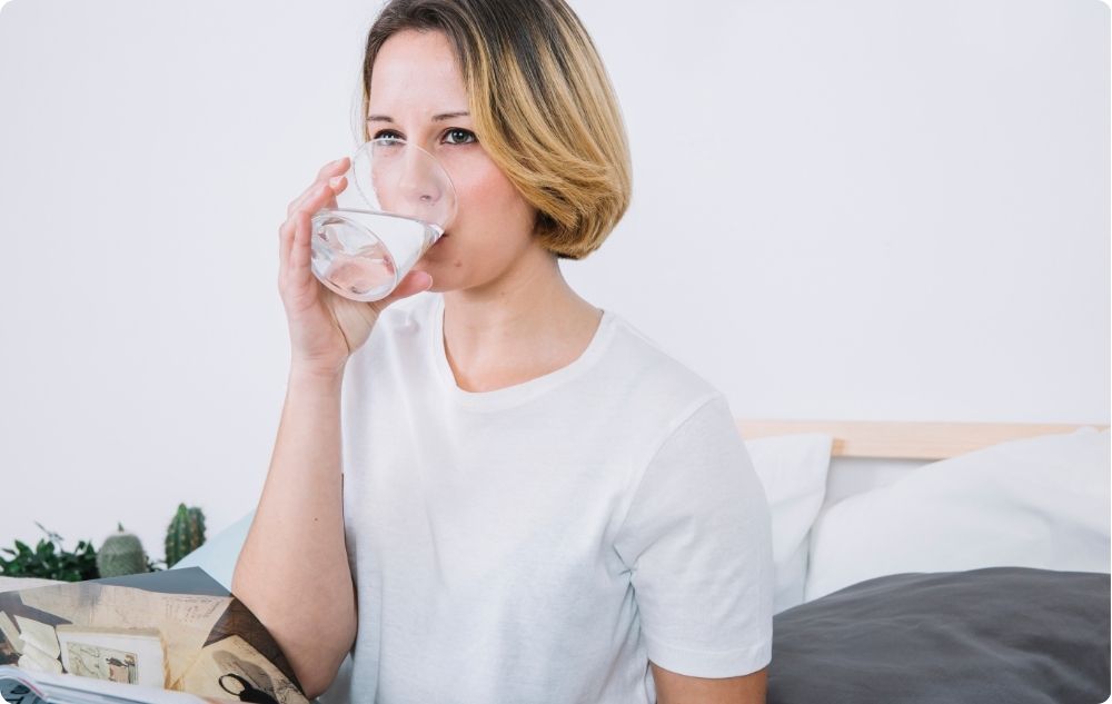 Dricker tillräckligt med vatten