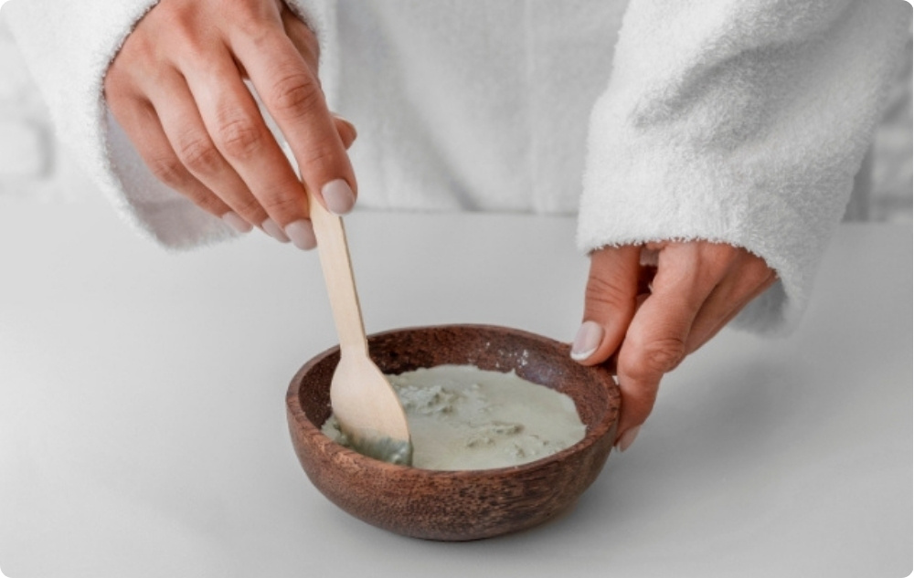Som ansiktsmask mot inflammation och akne