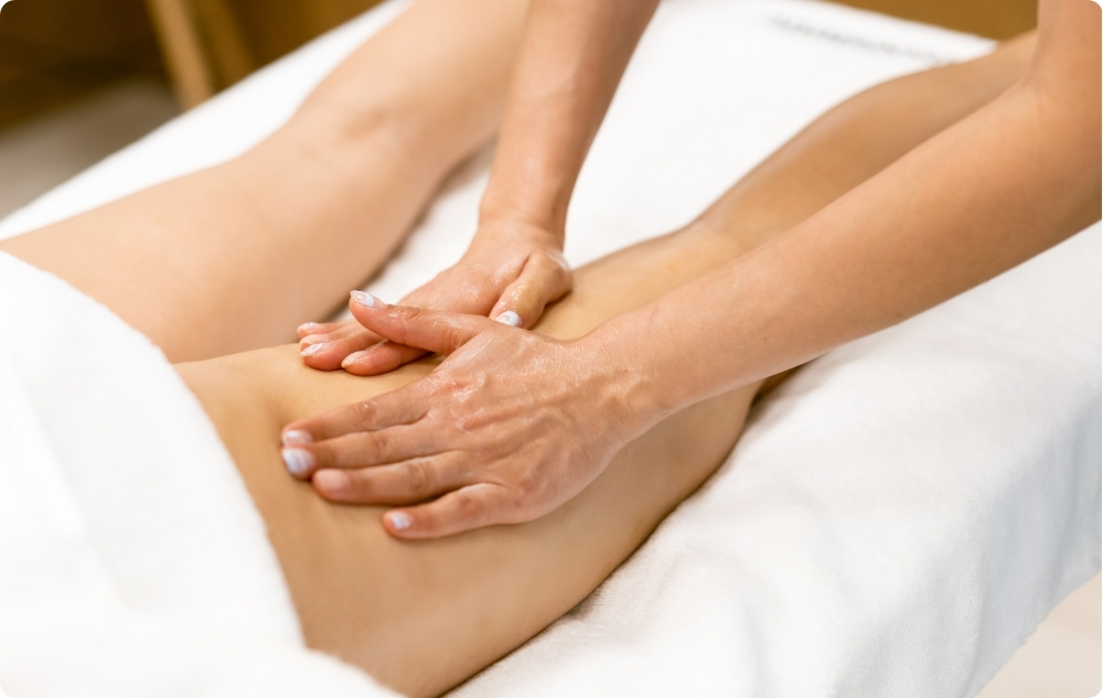 Som massageolja mot celluliter och för hudåtstramning