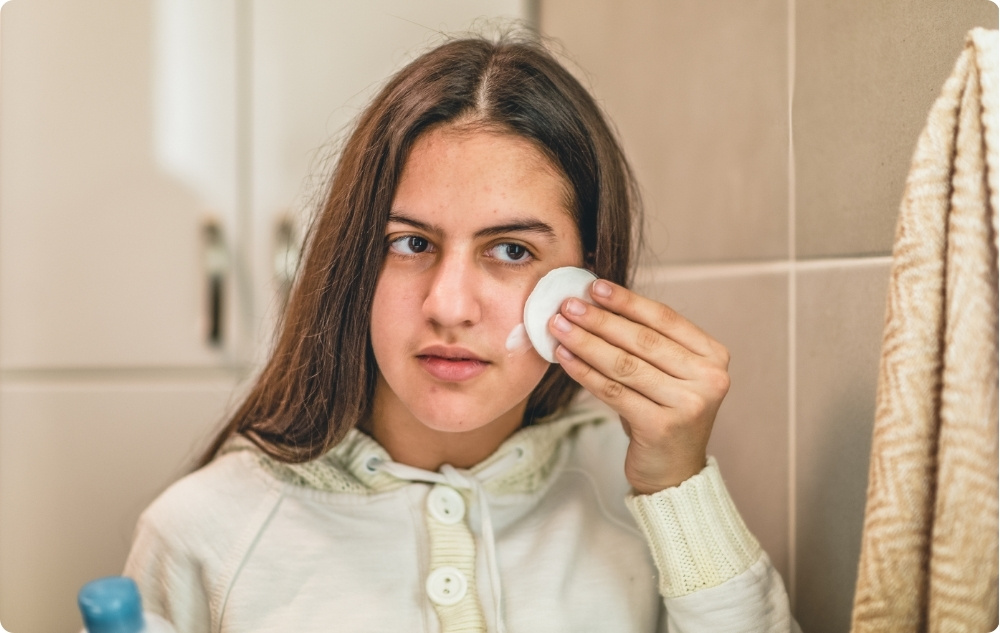 Som en olja för akne och irritationer