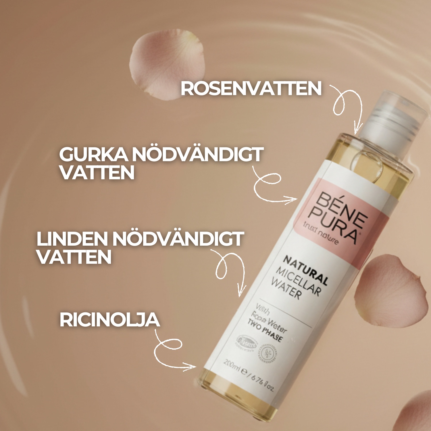 Micellärt vatten - 200ml