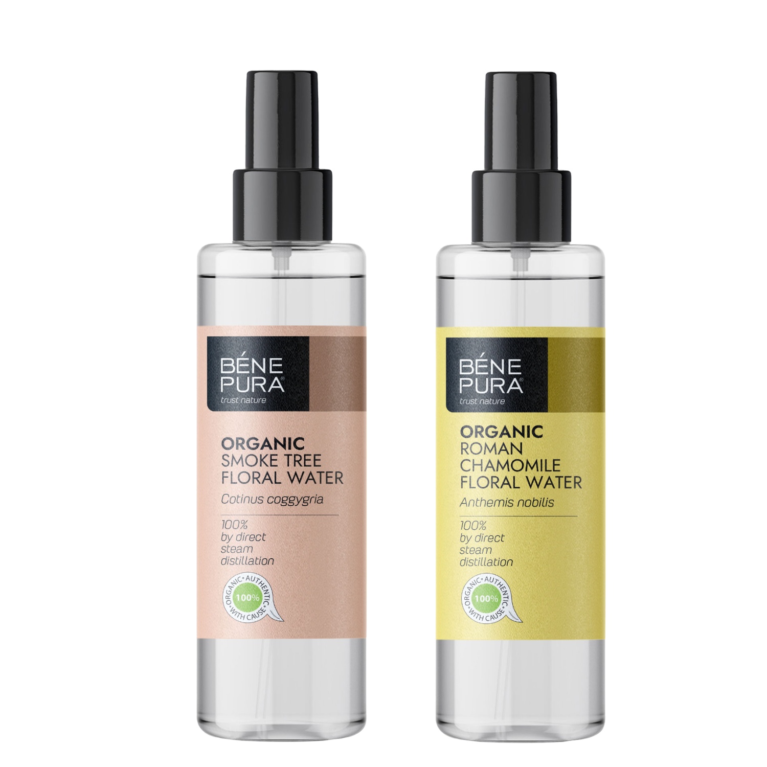 Bio Cotinus Blomvatten och Bio Romersk Kamomill Blomvatten