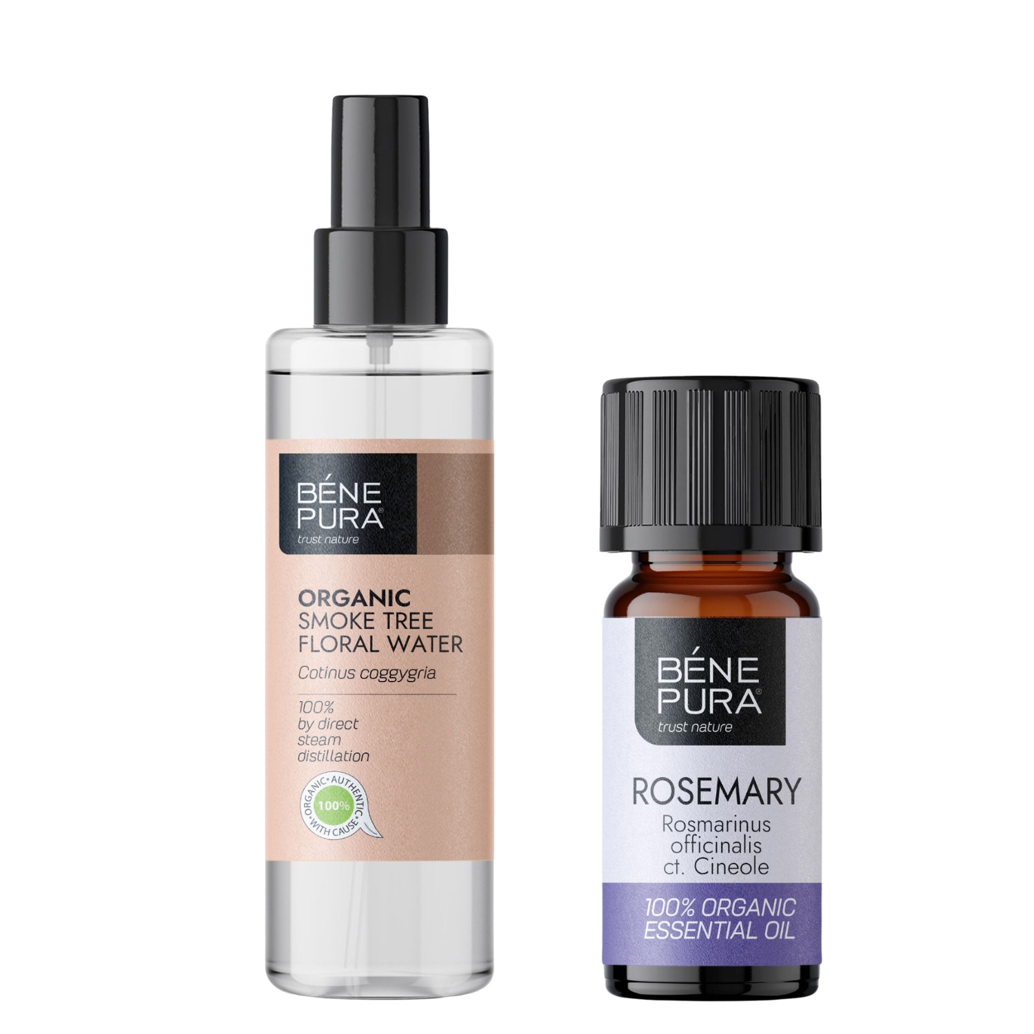 Bio Cotinus Blomvatten och Bio Rosmarin Cineol Eterisk olja
