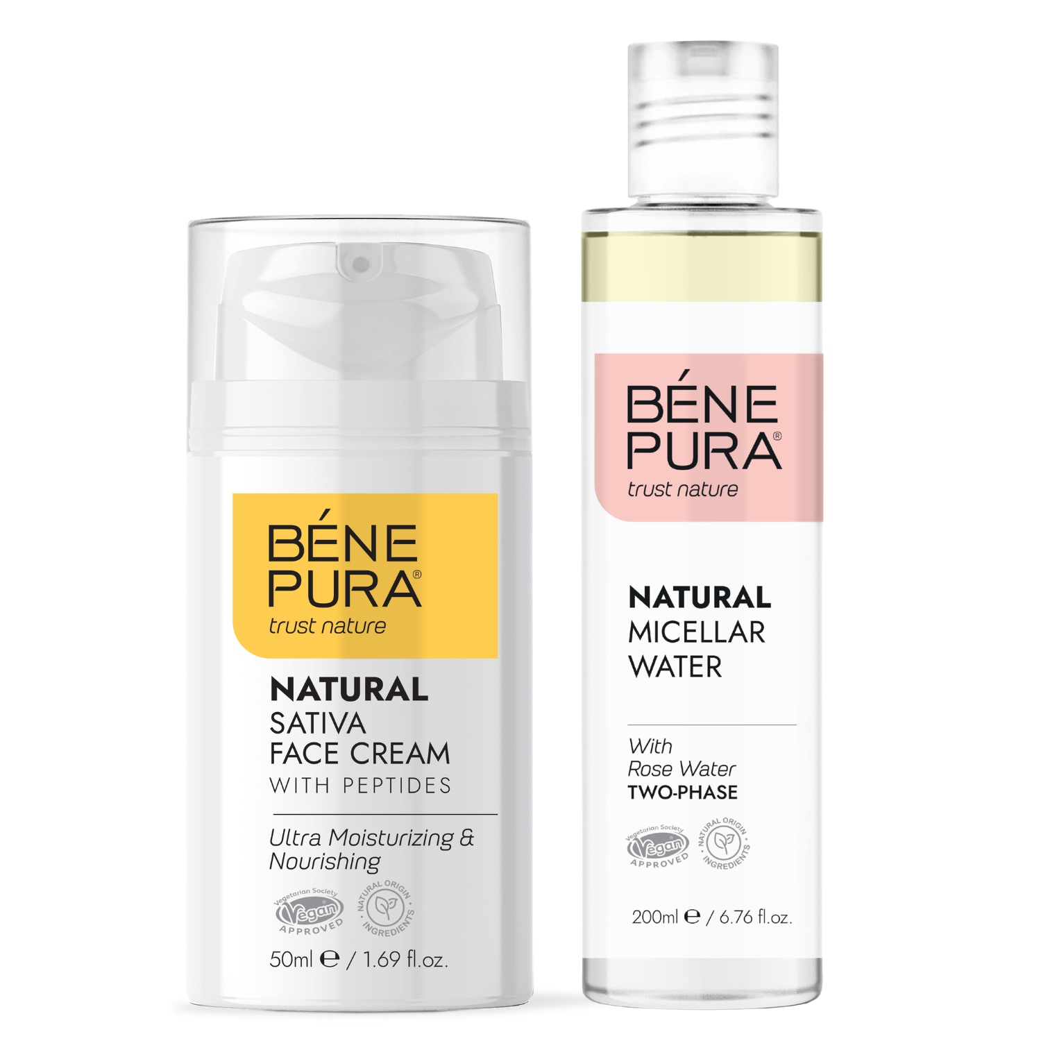 Micellärt vatten och Återfuktande ansiktskräm