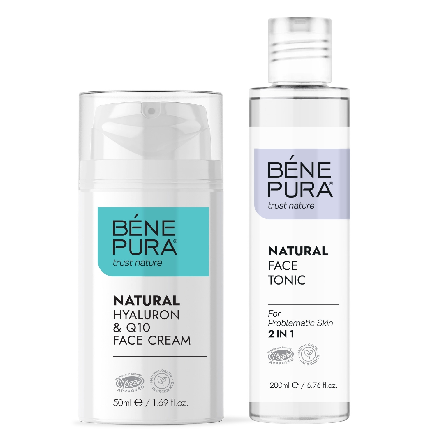 Ansiktstonic för problematisk hud och Hyaluron & Q10 Ansiktskräm