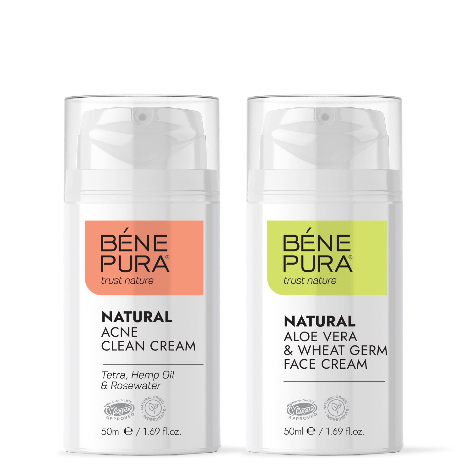 Anti-akne ansiktskräm och Aloe Vera Ansiktskräm