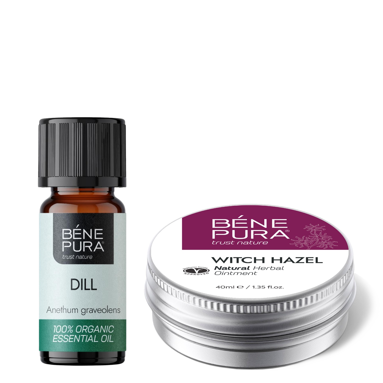 Hemorrojdsalva med Trollhassel och Bio Dill Eterisk olja