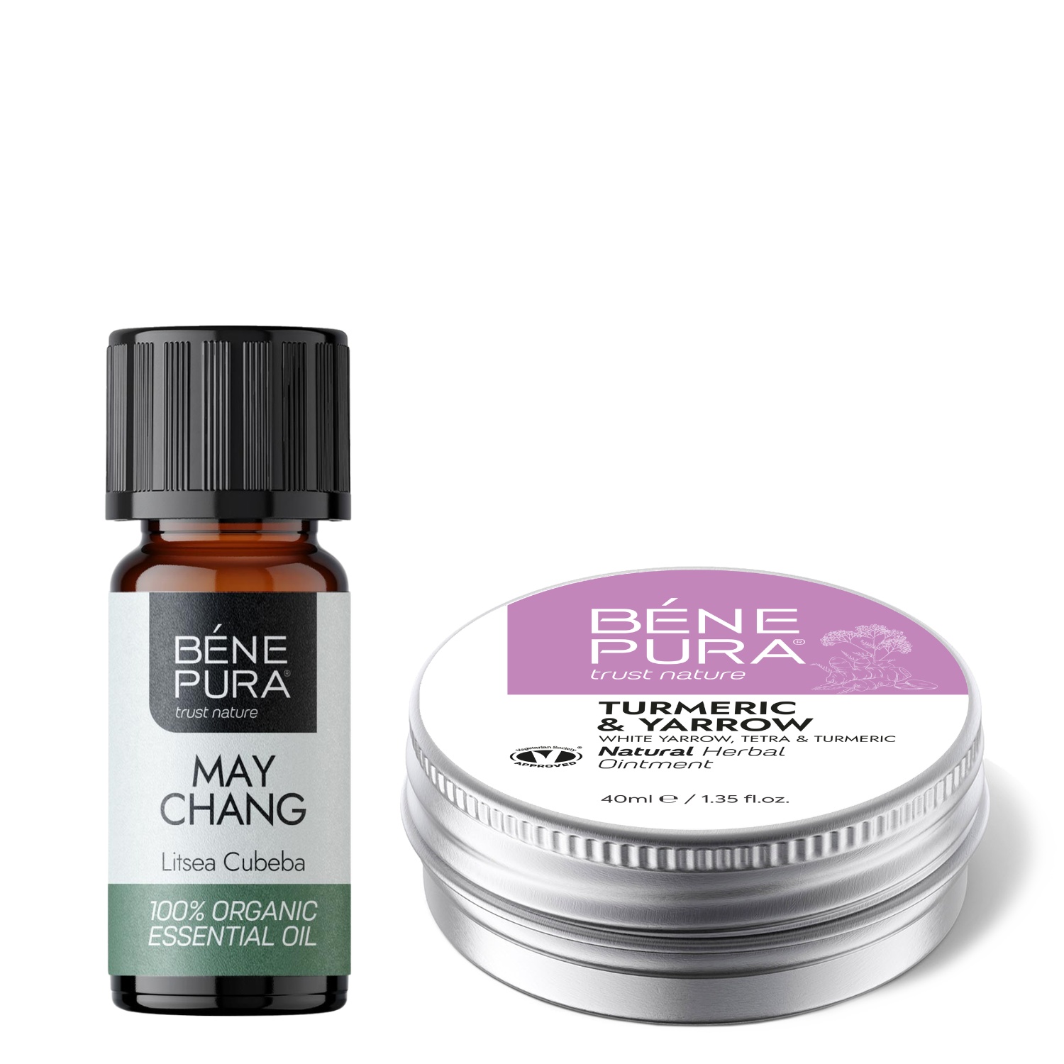 Hemorrojdsalva med Vit Rölleka, Sumak och Gurkmeja och Bio Litsea Cubeba Eterisk olja