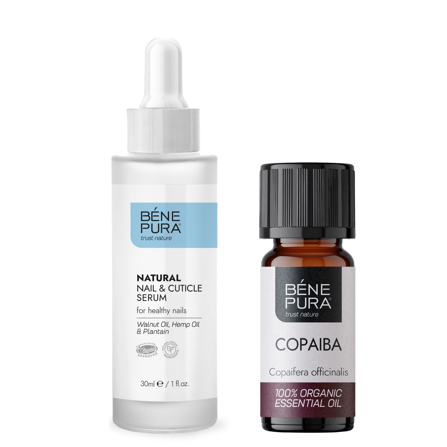Nagelserum och Bio Copaiba Eterisk olja