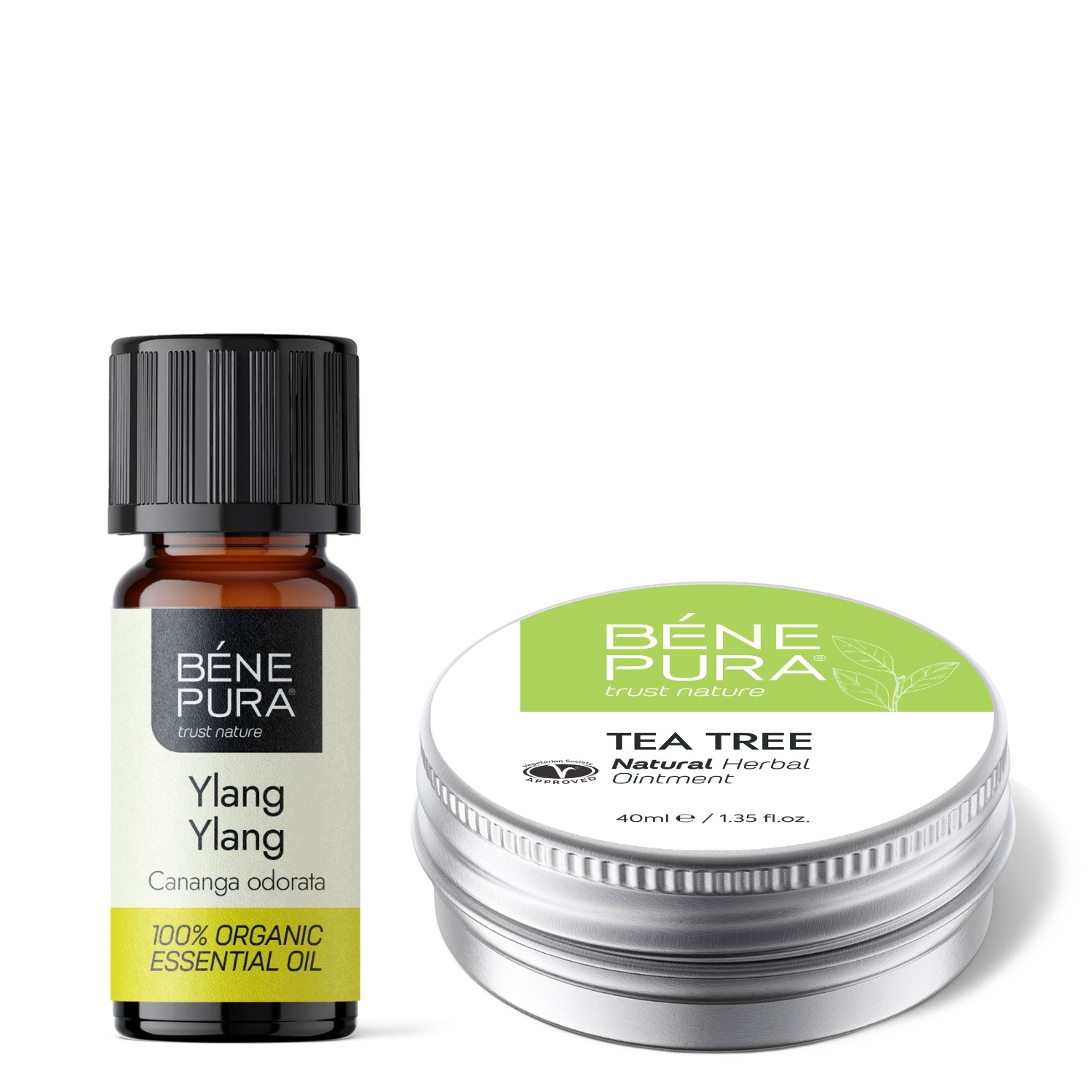 Klådsalva med Teträd och Bio Ylang ylang Eterisk olja