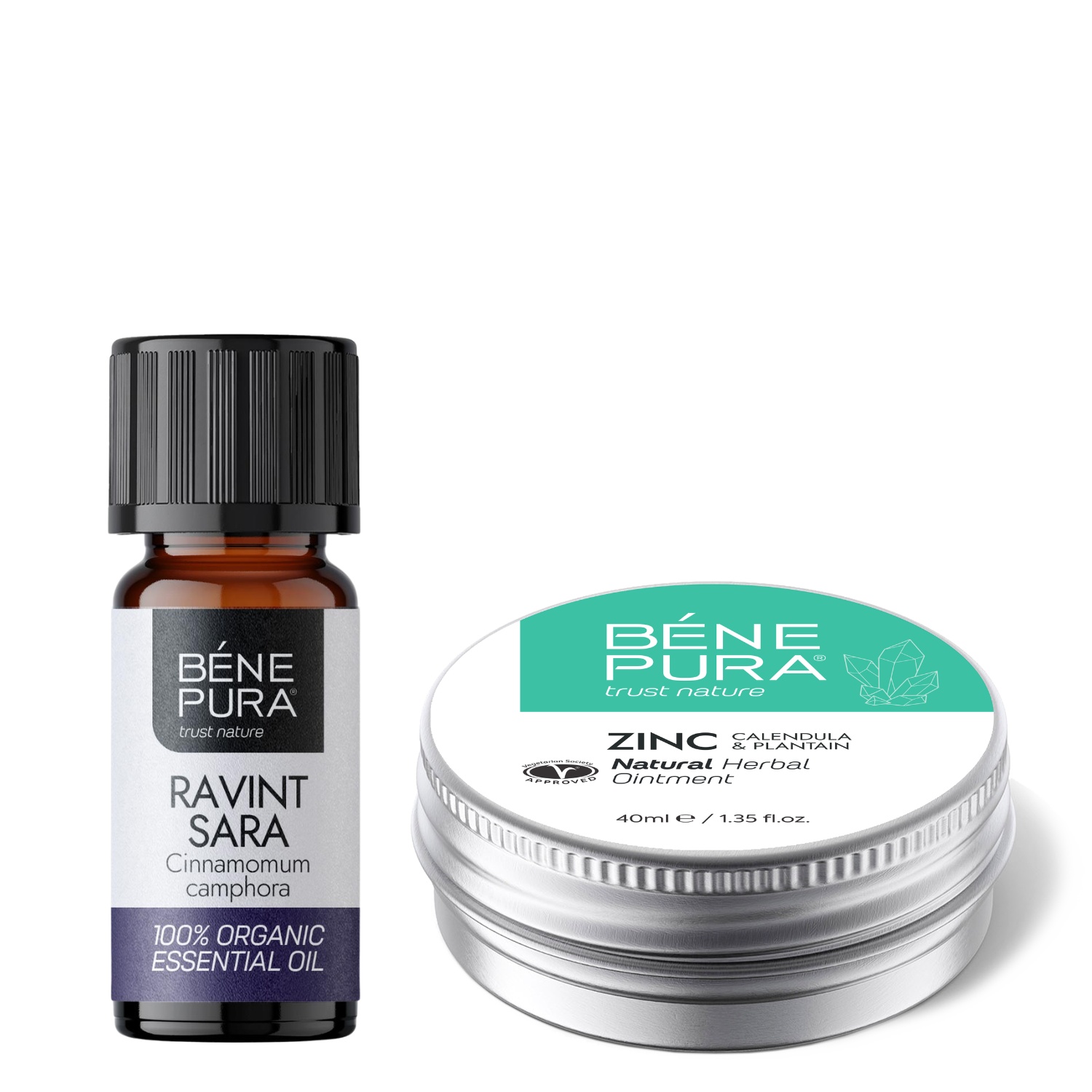 Klådsalva med Zinkoxid och Bio Ravensara Eterisk olja