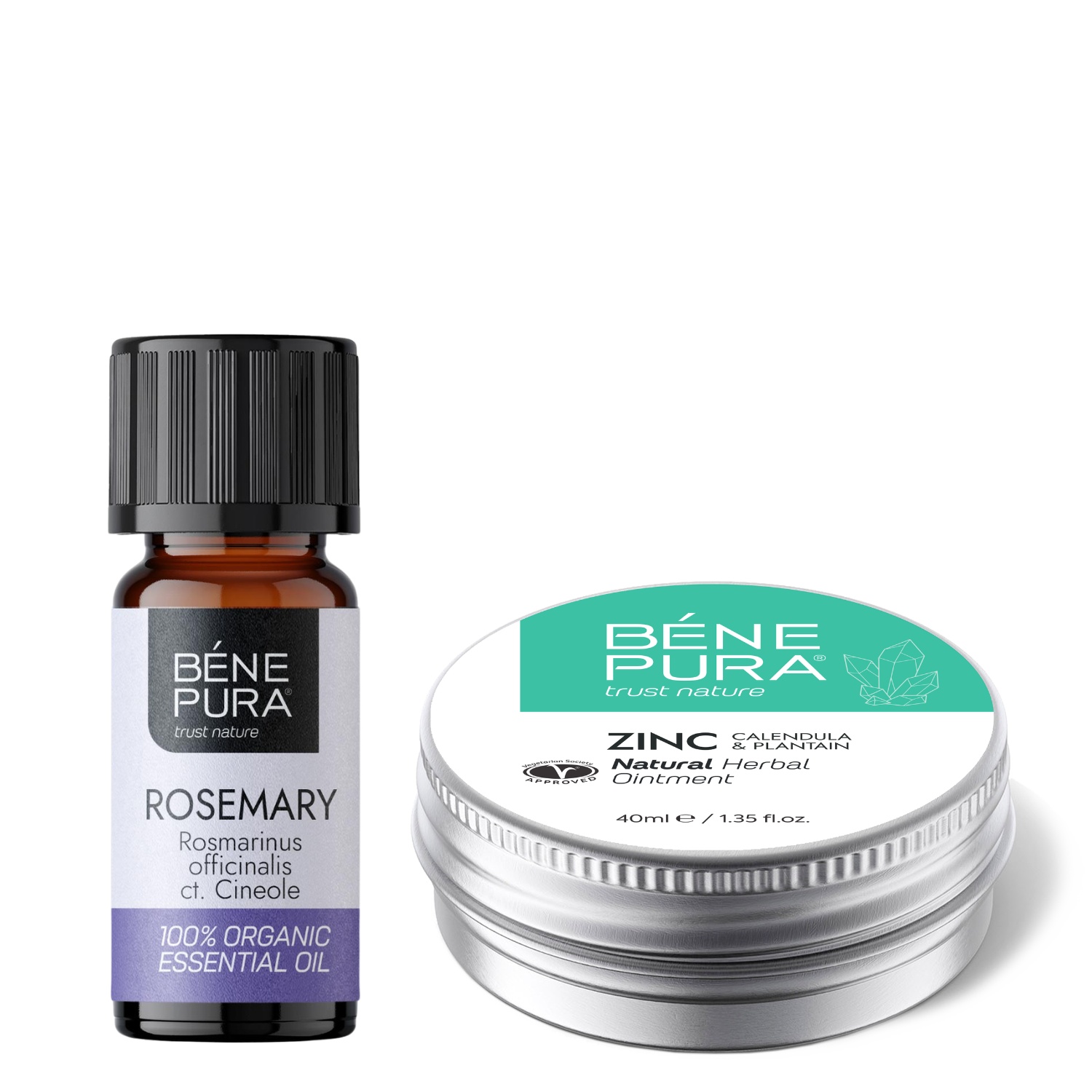 Klådsalva med Zinkoxid och Bio Rosmarin Cineol Eterisk olja