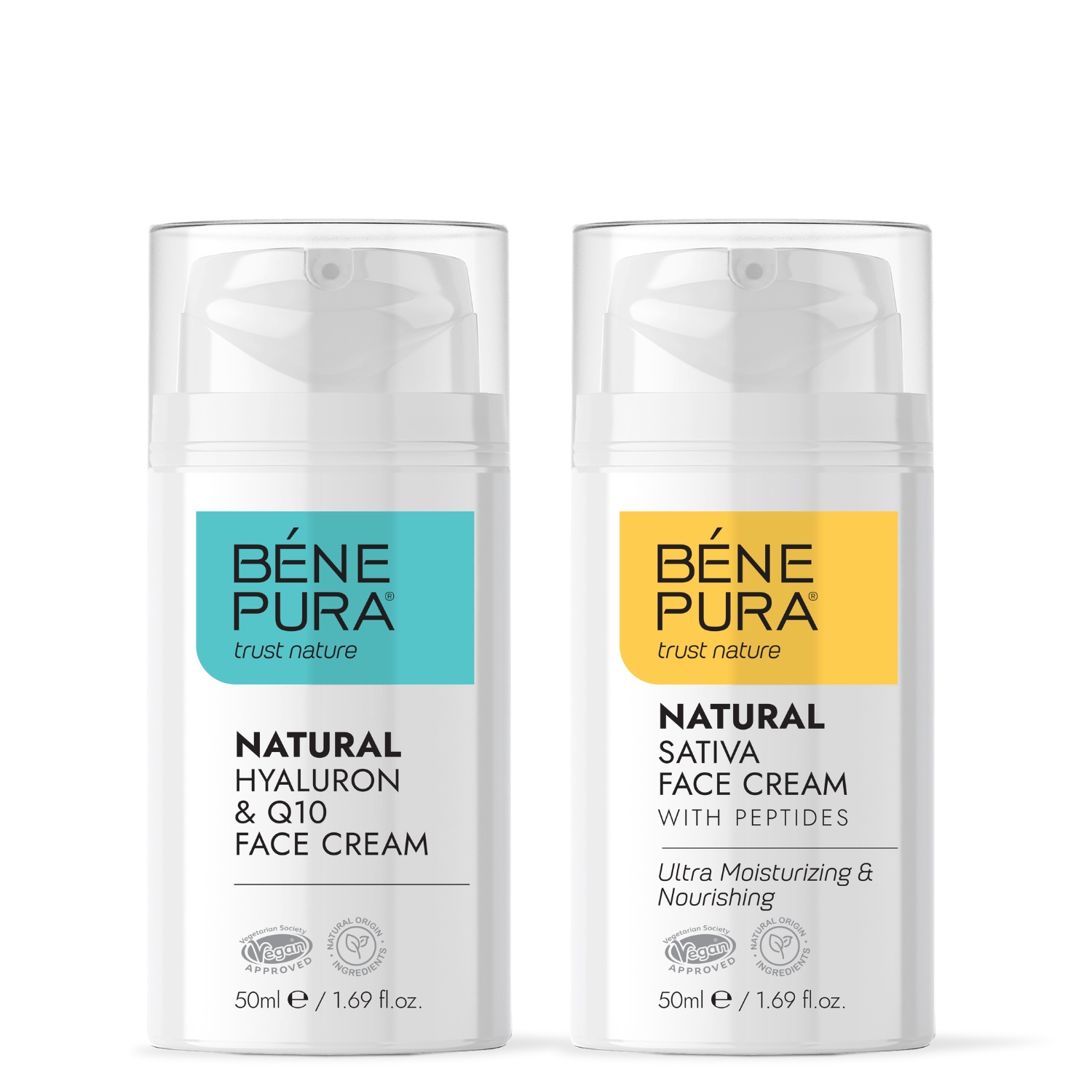 Hyaluron & Q10 Ansiktskräm och Återfuktande ansiktskräm