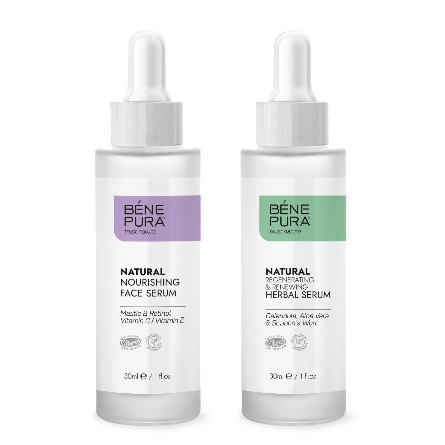 Retinol Ansiktsserum och Förnyande ansiktsserum - Produktjämförelse