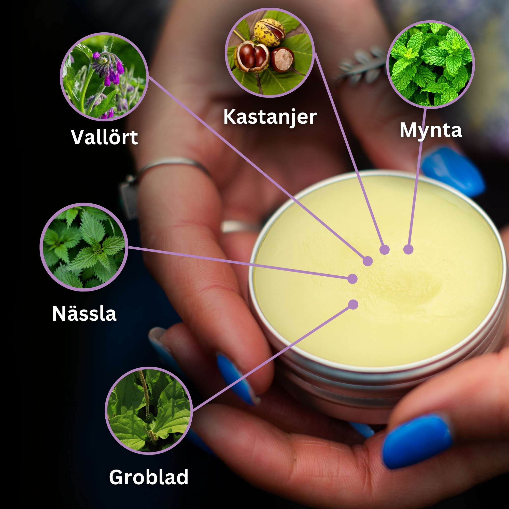 2x Ledsalva med Vallört och Nässlor - 40ml