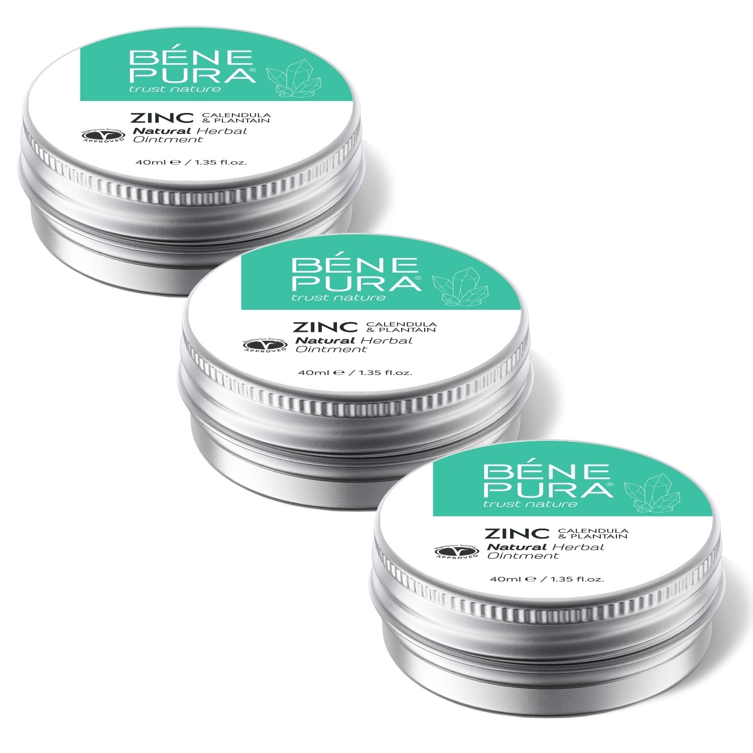 3x Klådsalva med Zinkoxid - 40ml