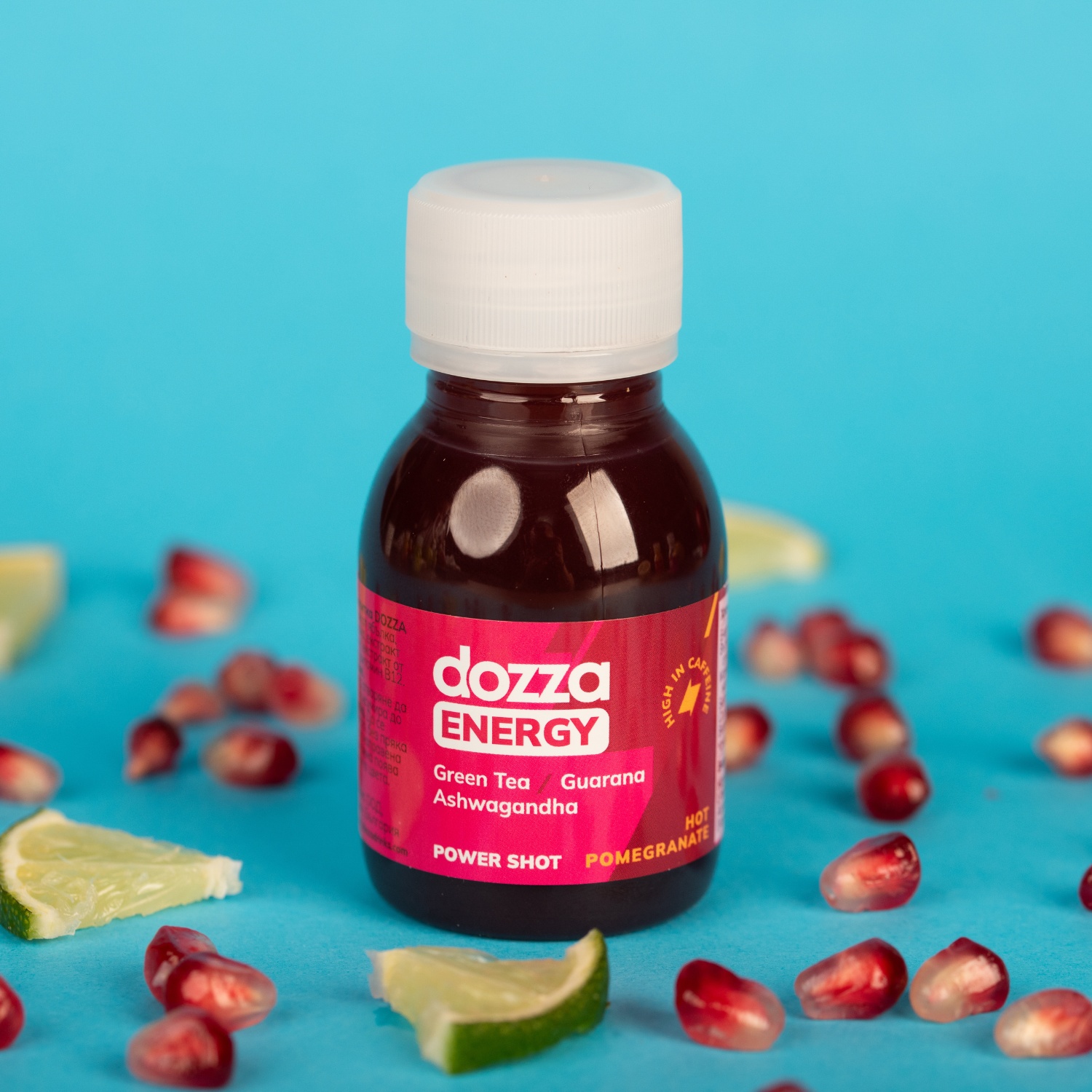 6x Pack DOZZA Energy Hot Pomegranate Energy shot - 60ml - Benepura.se 6x Pack DOZZA Energy Hot Pomegranate Energy shot - 60ml