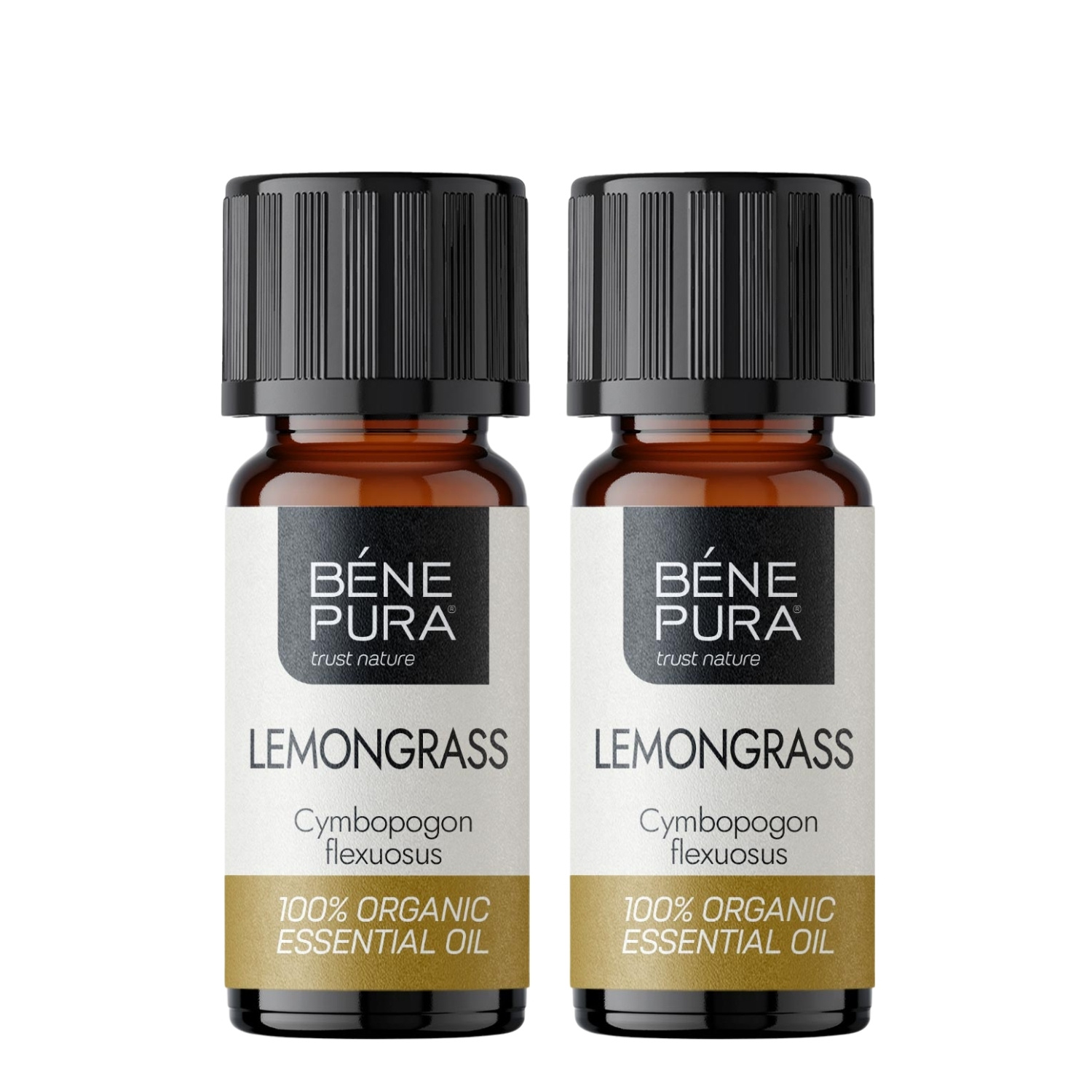 2x Bio Citrongräs Eterisk olja - 10ml