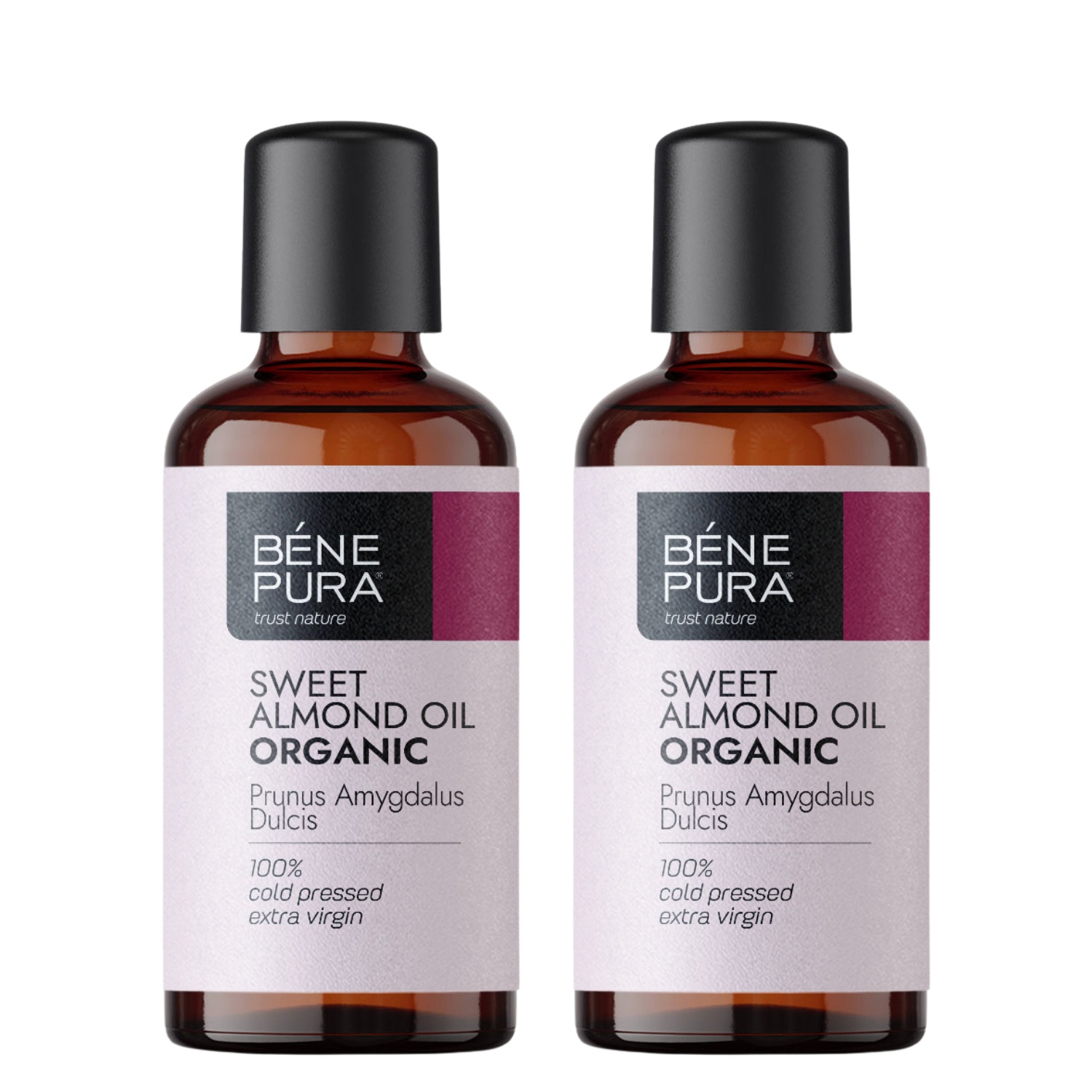 2x Bio Mandel Basolja - 100ml - Benepura.se 2x Bio Mandel Basolja - 100ml