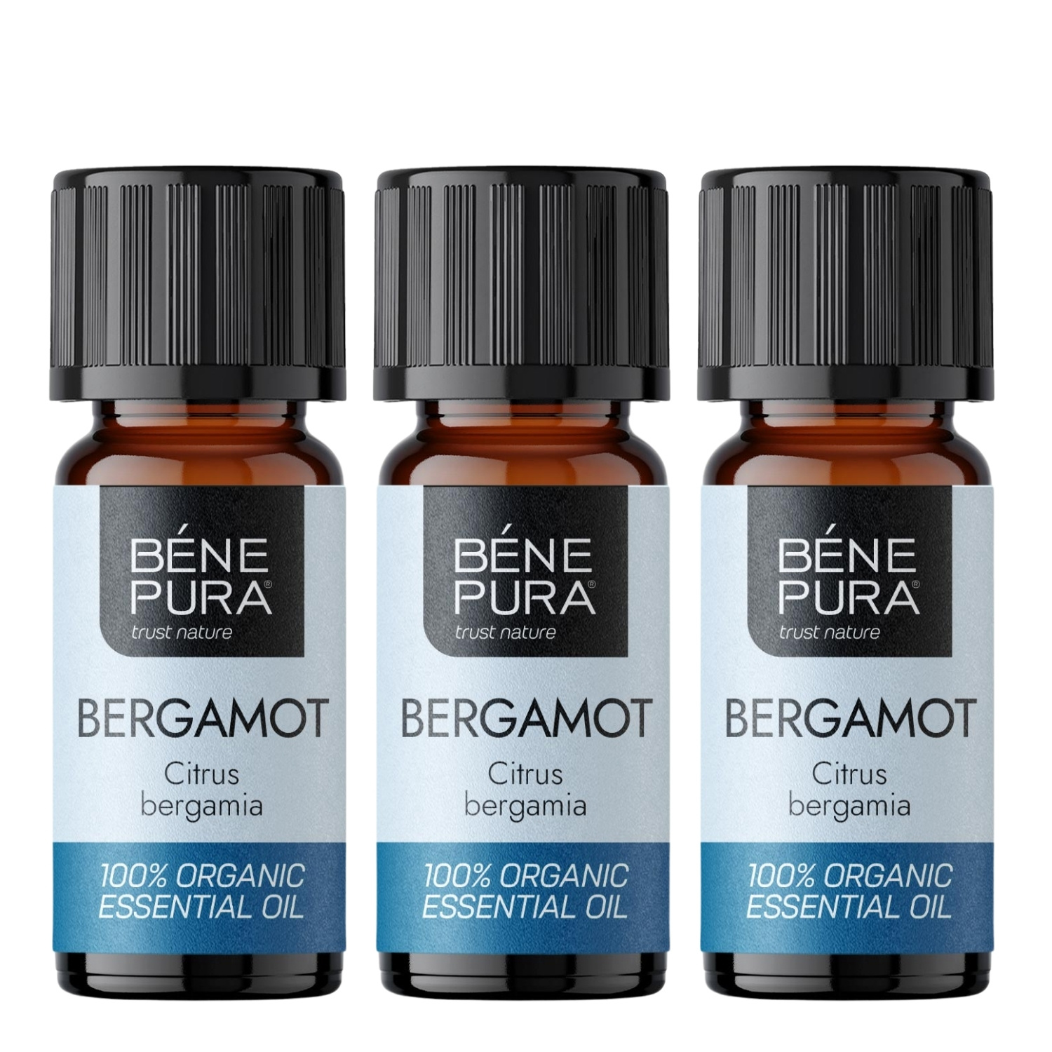 3x Bio Bergamott Eterisk olja - 10ml - Benepura.se 3x Bio Bergamott Eterisk olja - 10ml
