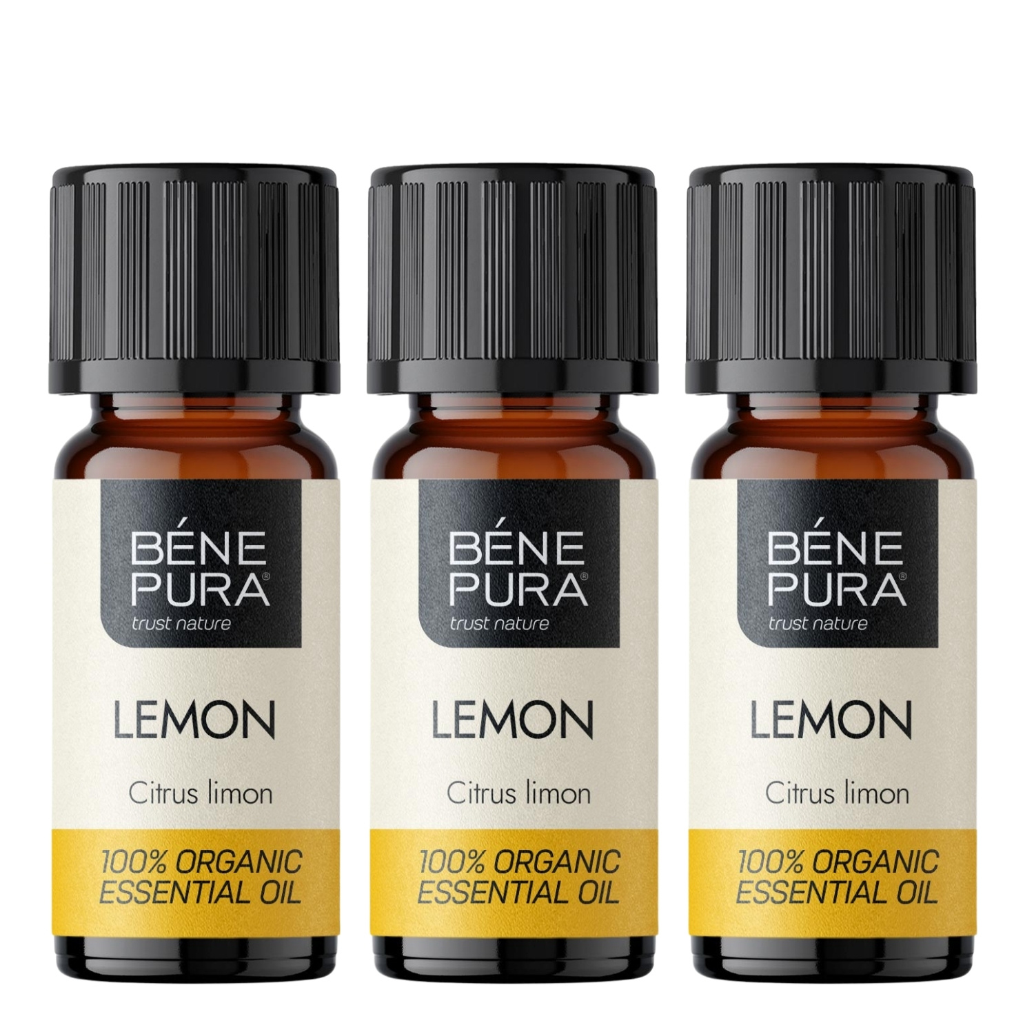 3x Bio Citron Eterisk olja - 10ml - Benepura.se 3x Bio Citron Eterisk olja - 10ml