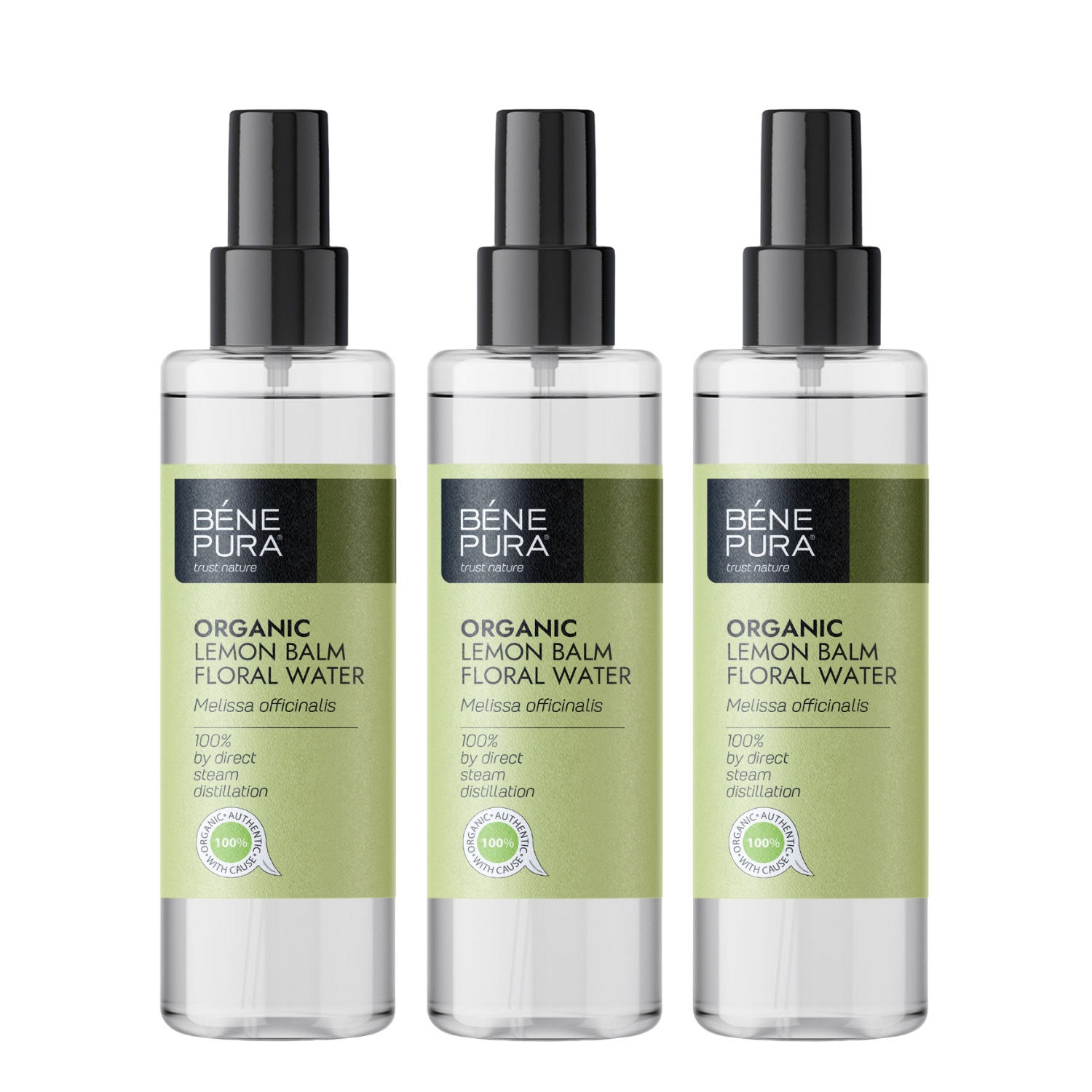 3x Bio Citronmeliss Blomvatten - 250 ml - Benepura.se 3x Bio Citronmeliss Blomvatten - 250 ml
