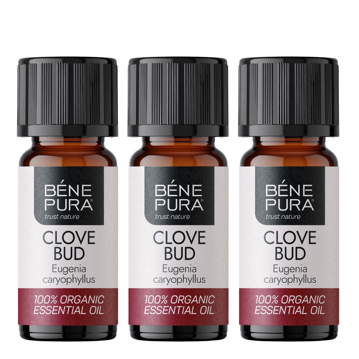 3x Bio Kryddnejlika Eterisk olja - 10ml - Benepura.se 3x Bio Kryddnejlika Eterisk olja - 10ml