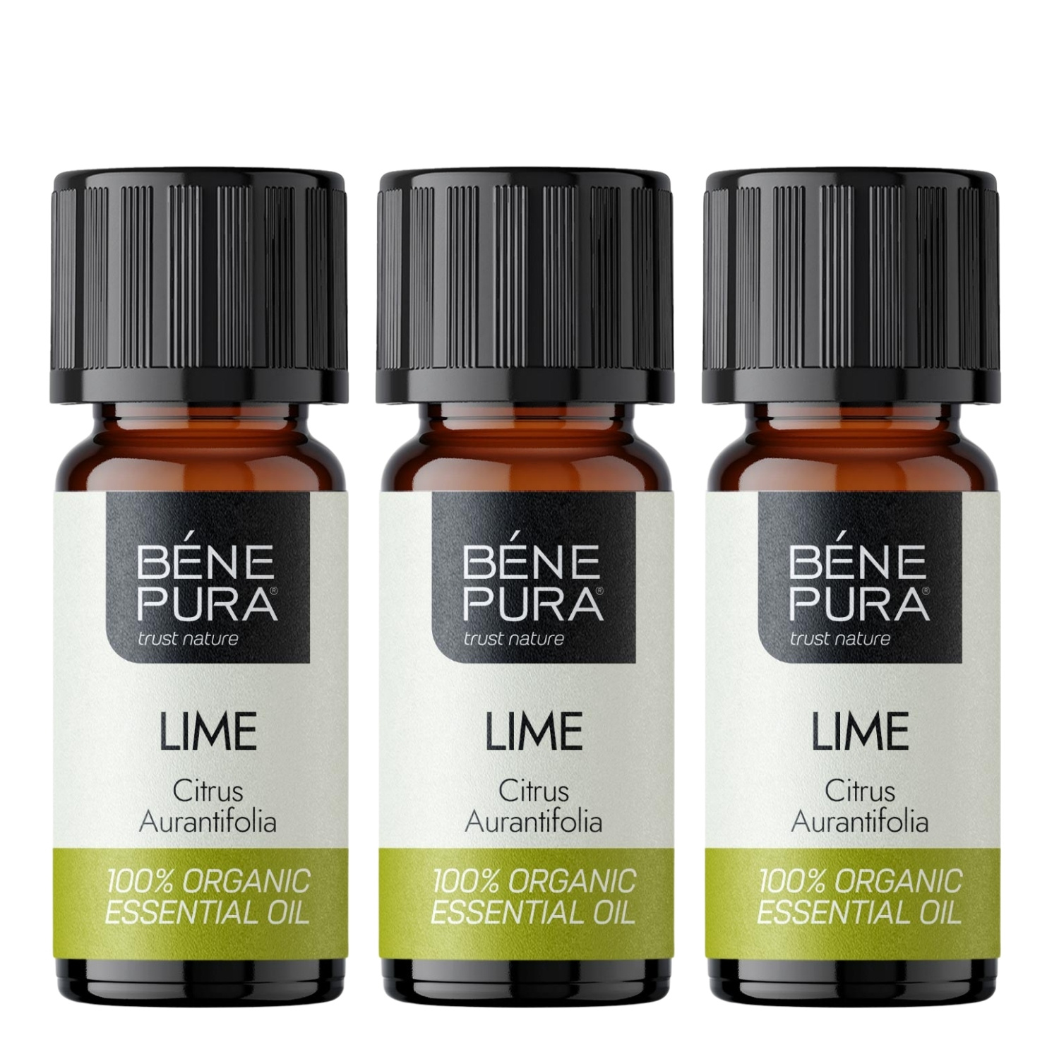 3x Bio Lime Eterisk olja - 10ml - Benepura.se 3x Bio Lime Eterisk olja - 10ml