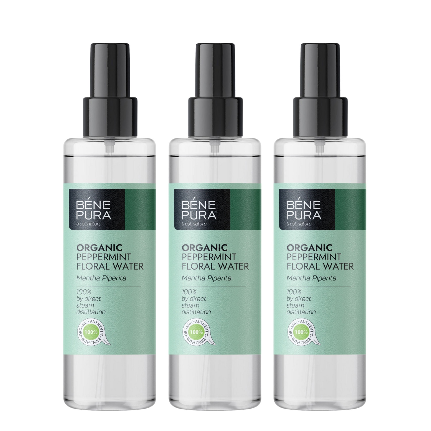 3x Bio Mynta Blomvatten - 250 ml - Benepura.se 3x Bio Mynta Blomvatten - 250 ml