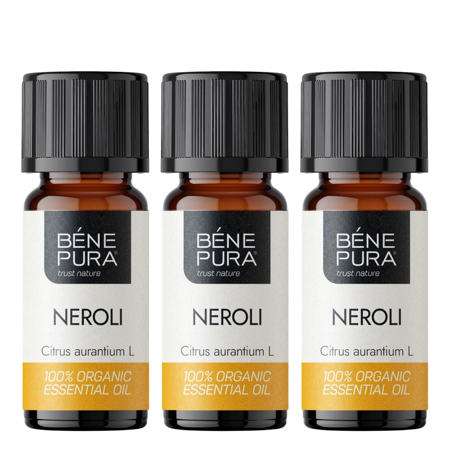 3x Bio Neroli Eterisk olja - 10ml - Benepura.se 3x Bio Neroli Eterisk olja - 10ml