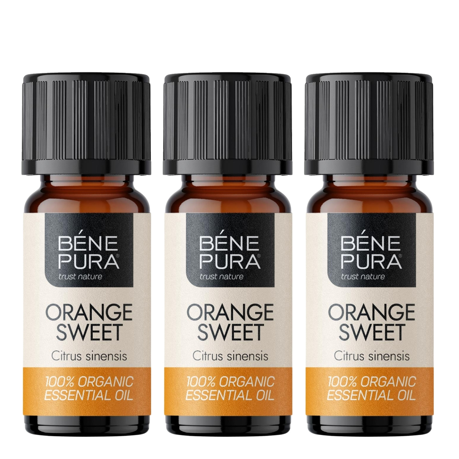 3x Bio Söt Apelsin Eterisk olja - 10ml - Benepura.se 3x Bio Söt Apelsin Eterisk olja - 10ml