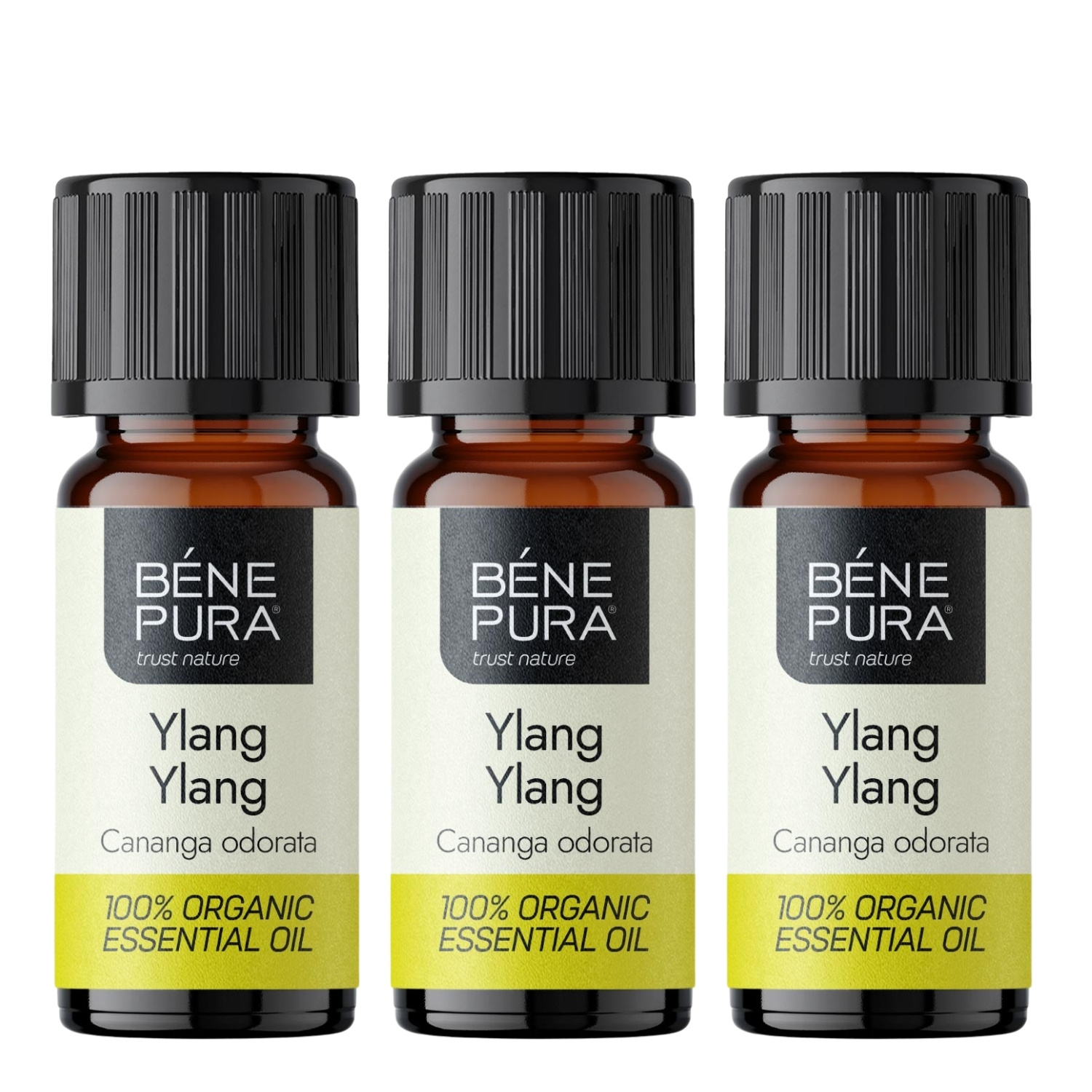 3x Bio Ylang ylang Eterisk olja - 10ml - Benepura.se 3x Bio Ylang ylang Eterisk olja - 10ml