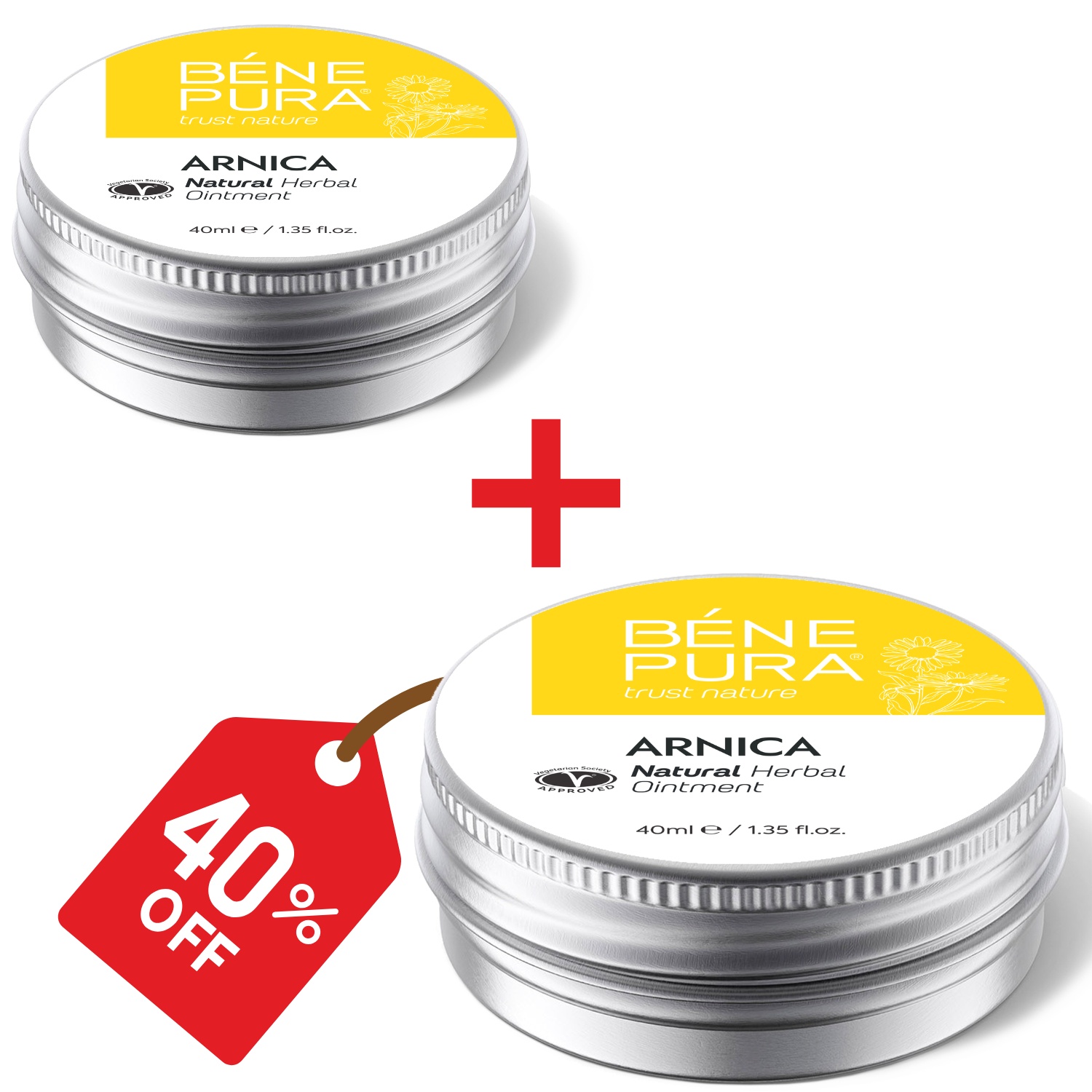 2x Blåmärkessalva med Arnika - 40ml - Produktjämförelse