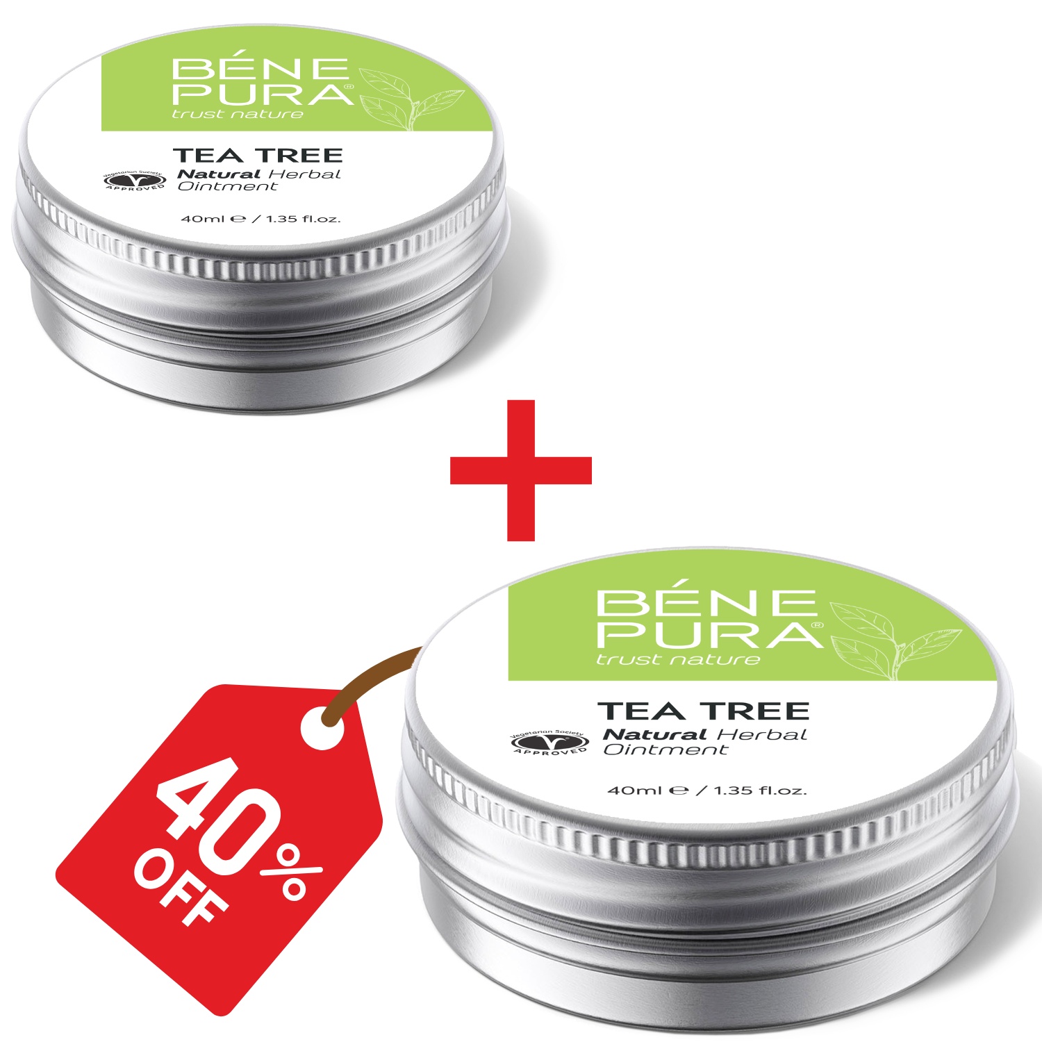 2x Klådsalva med Teträd - 40ml - Produktjämförelse